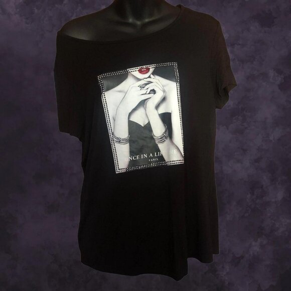 Slouchy Frank Lyman Chic Tee - Picture 1 of 6